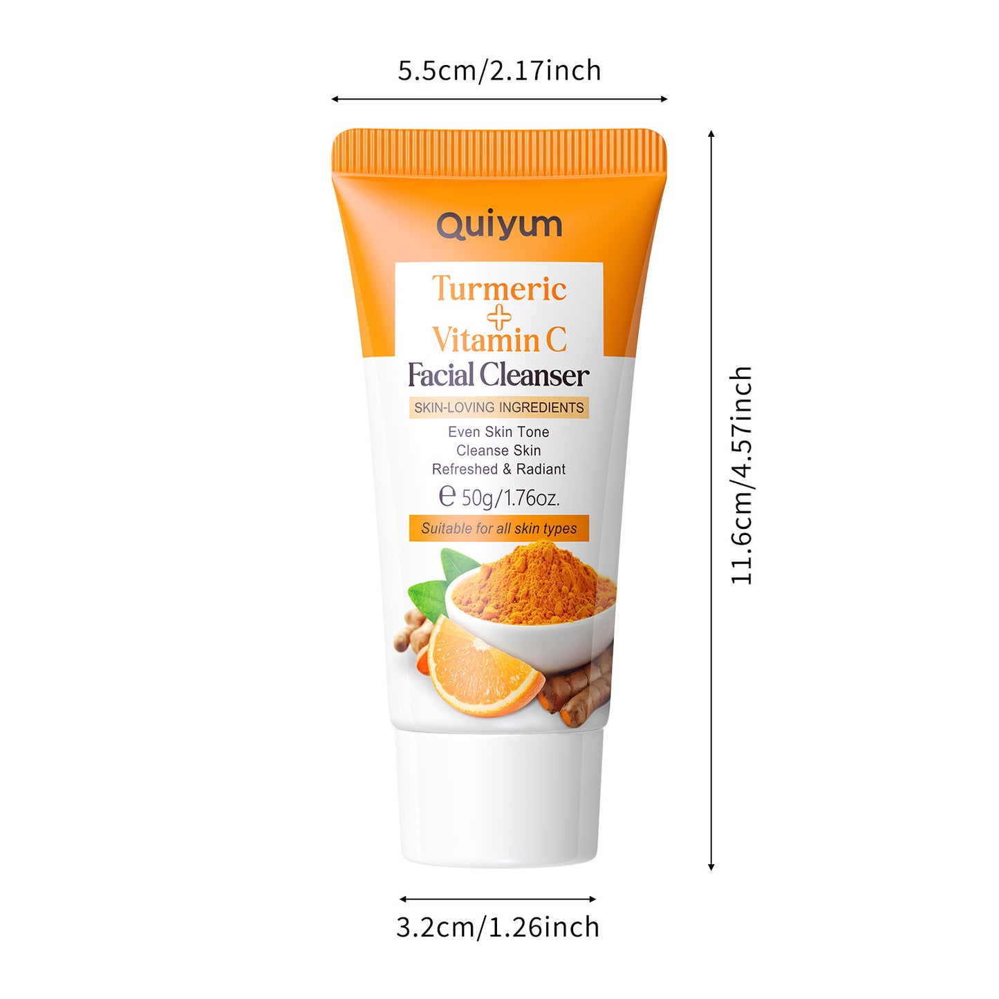 Turmeric Vitamin C Cleansing Facial Cleanser Hydrating