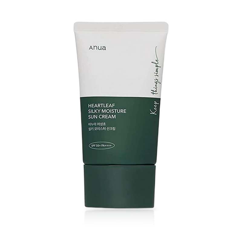 Anua Heartleaf Silky Moisture Sun Cream SPF50+ PA++++ (50 ml)