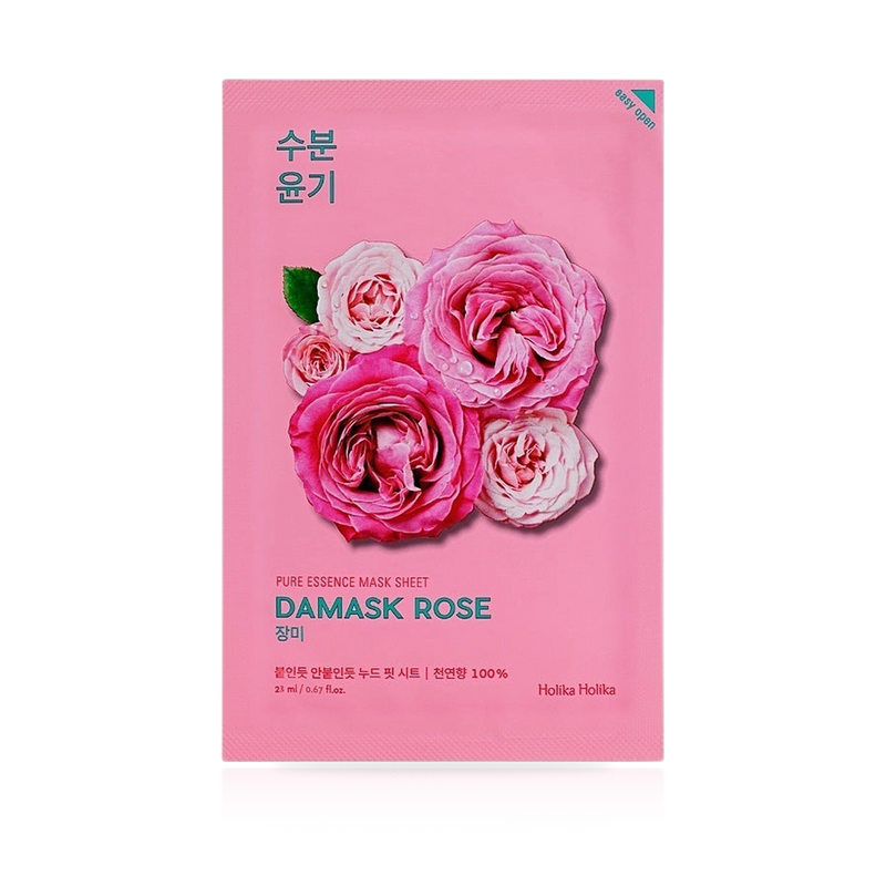 Holika Holika Pure Essence Mask Sheet – Damask Rose (23 ml)