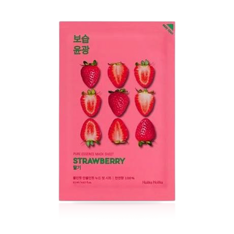 Holika Holika Pure Essence Mask Sheet – Strawberry (23 ml)