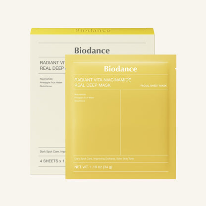 BIODANCE Radiant Vita Niacinamide Real Deep Mask (1 Unit)