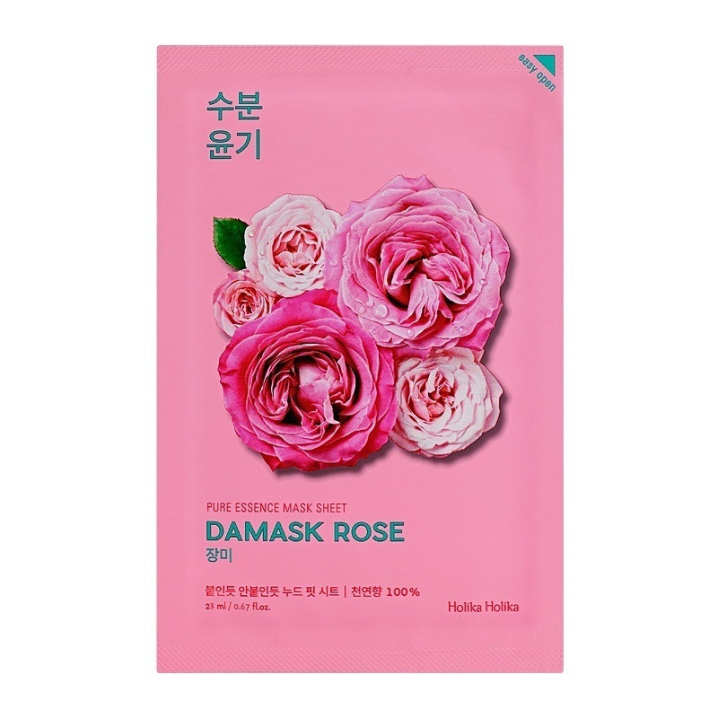 Holika Holika Pure Essence Mask Sheet – Damask Rose (23 ml)